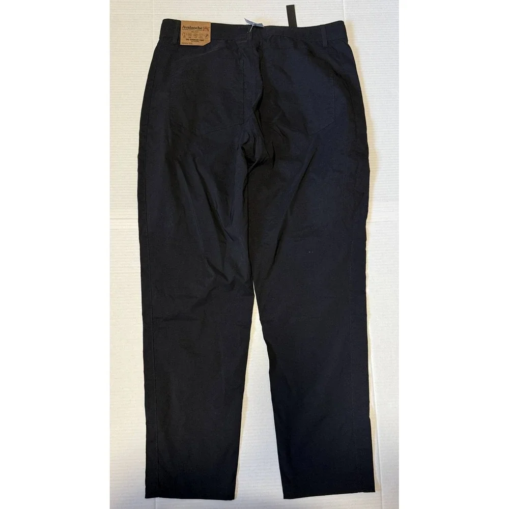 AVALANCHE Traveler Pant‎ - Men's 2-Way Stretch Black Pants - Large - NEW  NWT
